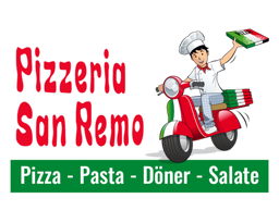 Pizzeria San Remo logo.